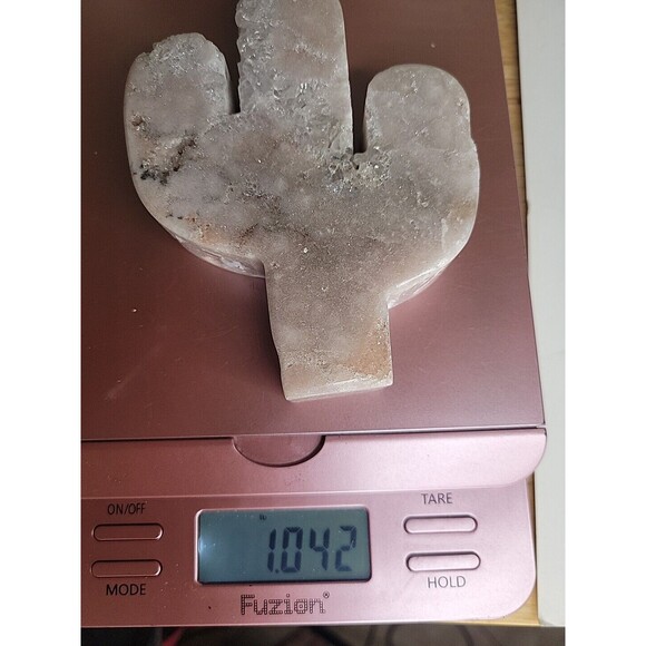 Pink Amethyst Druzy Cactus Pink Crystal - 1lb 470 G- 5in Brazil - Picture 6 of 9